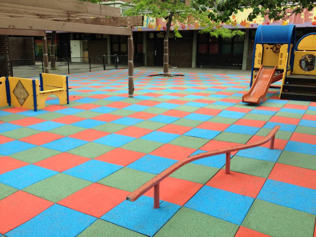 Rubber Playground Mats - Swing Sets Mats