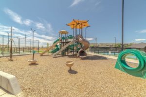 Playground with Wood Chips