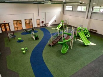 Indoor Playground Safety Surface Poured Rubber