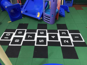 Rubber Playground Tile Flooring Designs